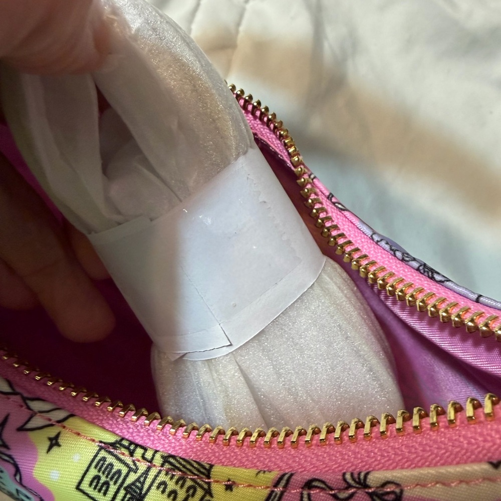 NWOT SCL Pink Bow Princess Crossbody - Picture 5 of 11